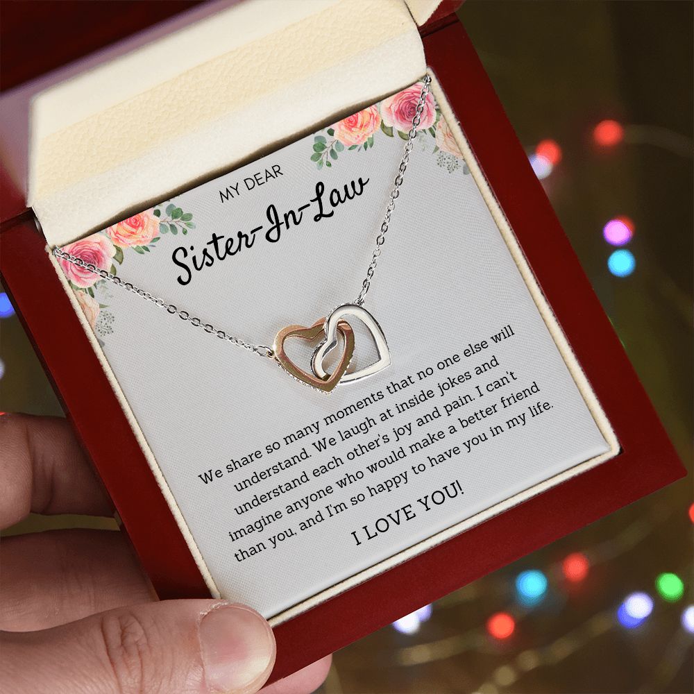 Sister-In-Law Pendant Necklace - Simple and Elegant Jewelry for Any Occasion, Birthday Gift, Christmas Gift, Sister in Law Gift from Bride, Gift for Sister in Law, sister in law necklace, wedding gift SNJW23-240208