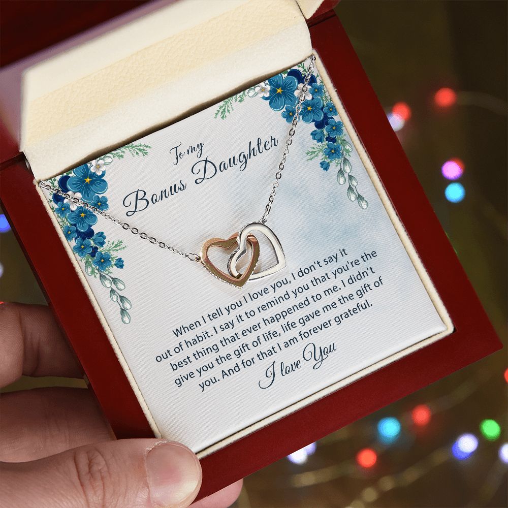 Bonus Daughter Gift, To my Bonus Daughter,Step daughter Gifts from Stepmom JWSN110737 B0BLPYXXDZ