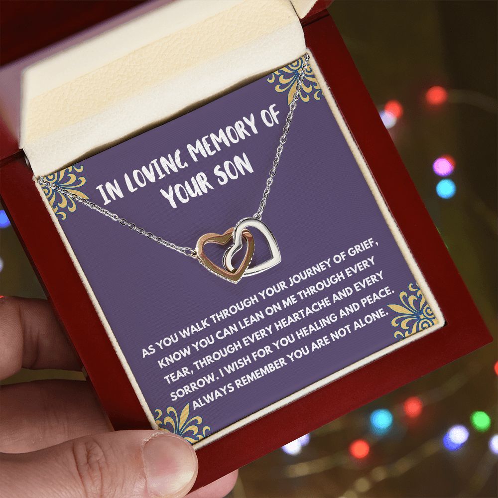 Loss of Son Memorial Jewelry - A Touching and Personal Gift for a Grieving Mother"
