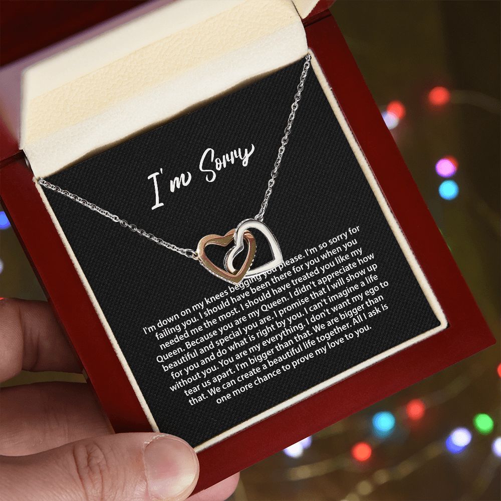 I'm Sorry Necklace Gift for Her, Apology Card for Girlfriend Forgiveness Gift For Wife/Girlfriend, Gift To Say Your Sorry, B0BLLWXFBH  JWSN110628