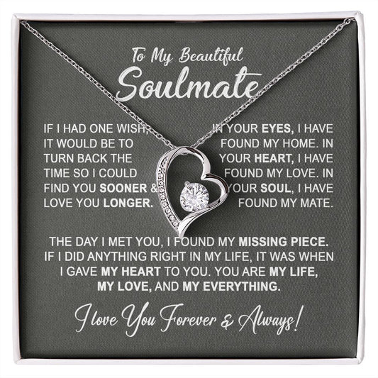 To My Beautiful Soulmate Necklace, Gift for Wife, Girlfriend, B0BQJQCDZ9 B0BSVBTHBJ