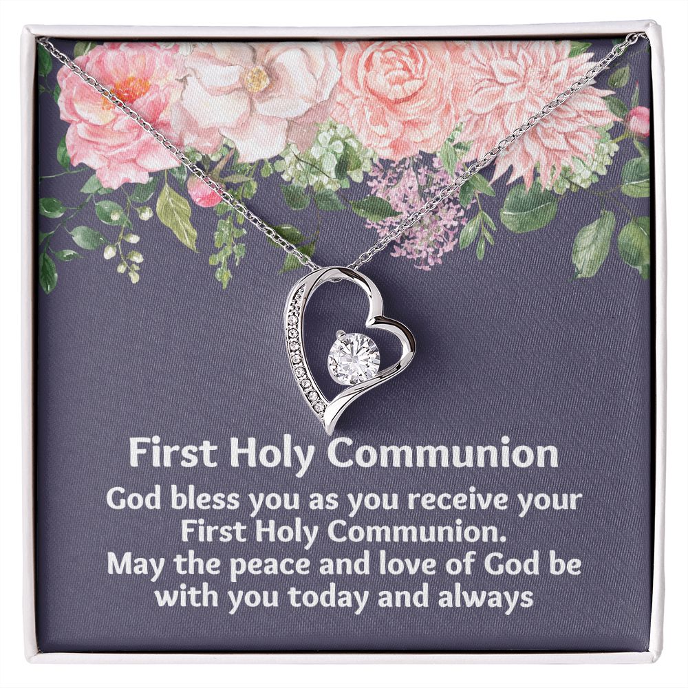 "Mark Your Daughter's First Communion with a Personalized Gift Necklace"