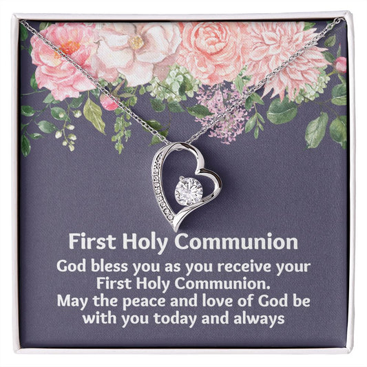 "Mark Your Daughter's First Communion with a Personalized Gift Necklace"