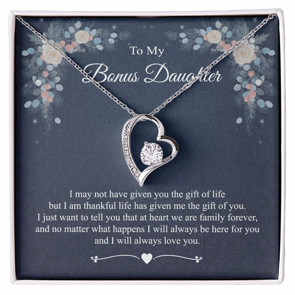 To my Bonus Daughter, Bonus Daughter Gift, Daughter in Law Gift, Birthday Gift, Stepdaughter gift, Forever Love JWSN110754 B0BLP7XM58