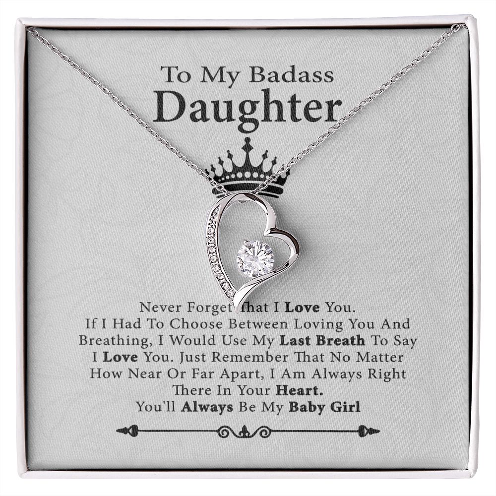 To My Badass Daughter Necklace From Dad,B0BPCWJRCV SNJW071205