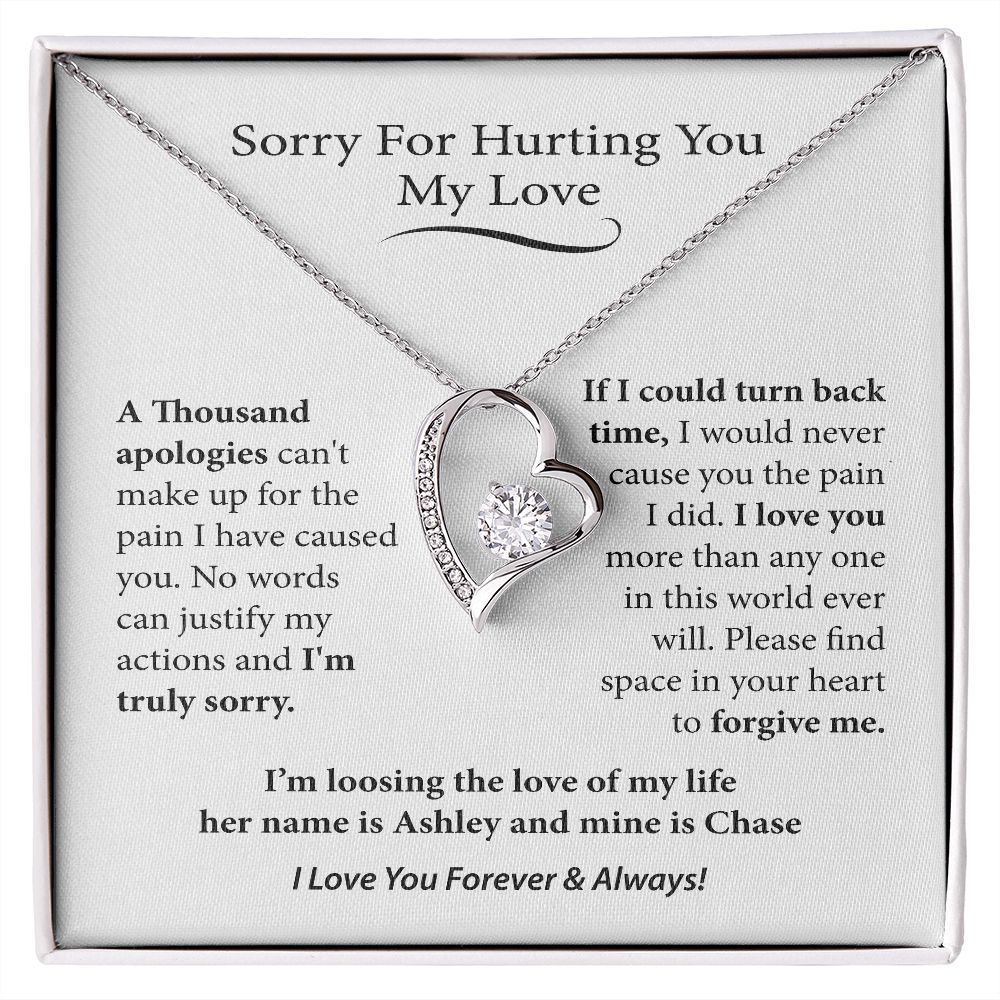 Sorry necklace from Chase Allen
