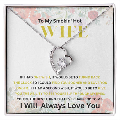 "Anniversary Gifts for Your Wife: Personalized To My Wife Necklace",  A Sentimental Gift for Your Wife"