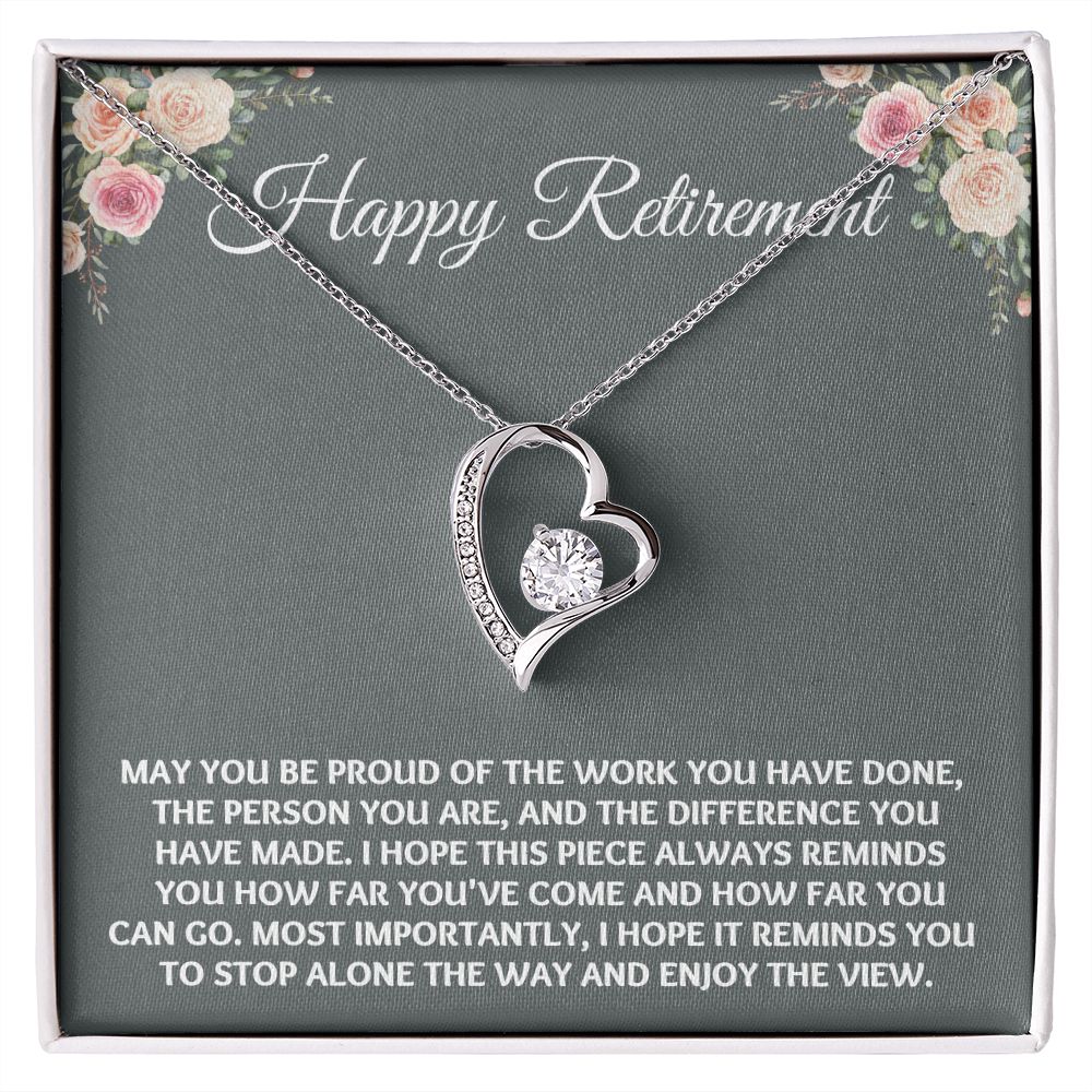 Our retirement gifts for women are the perfect way to show her how much she's loved and appreciated - a gift she'll treasure forever"