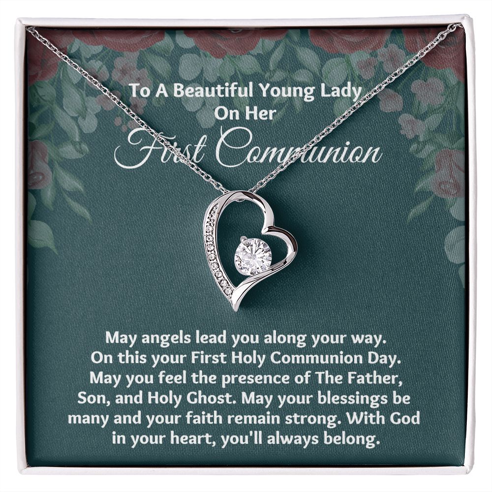 A Memorable Gift for Your Daughter's First Communion - Necklace with Meaningful Symbolism"