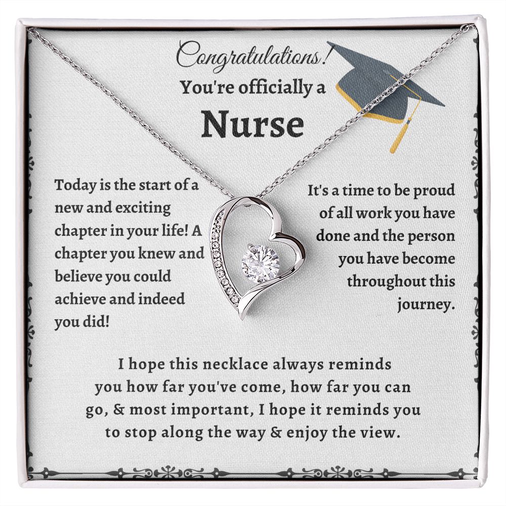 Graduation Necklace For Nurse - Nurses gifts for graduation that they will cherish for years to come, Graduation Necklace For Nurse, Nurse Graduate Gift, Nursing School SNJW23-030310
