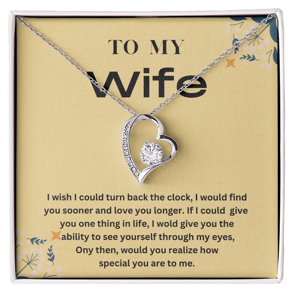 "To My Wife Necklace: The Meaningful Anniversary Gift for Your Wife"