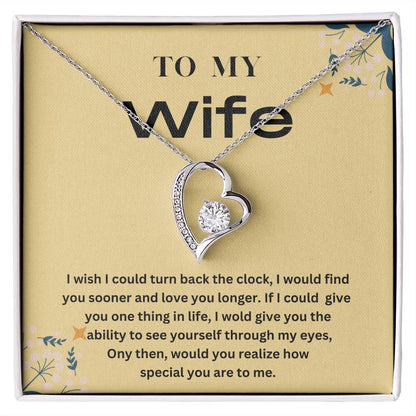 "To My Wife Necklace: The Meaningful Anniversary Gift for Your Wife"