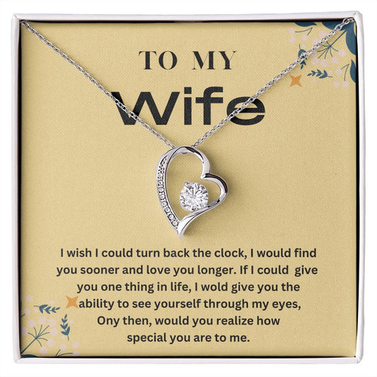 "To My Wife Necklace: The Meaningful Anniversary Gift for Your Wife"