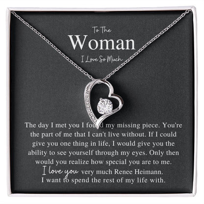To The Woman I Love So Much Necklace  Aaron Henderson