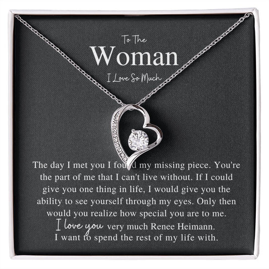 To The Woman I Love So Much Necklace  Aaron Henderson