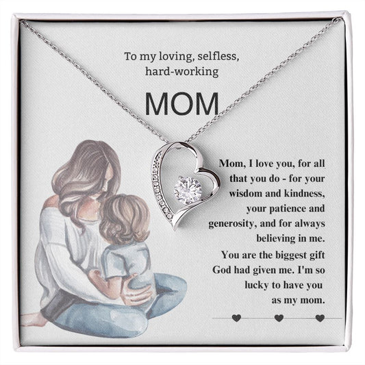 Necklace for Mom, Symbolize Your Love for Mom: Beautiful Necklaces for Mother's Day from Son or Daughter , Mothers Day Gift From Son Daughter, Mother's day gift SNJW23-170306