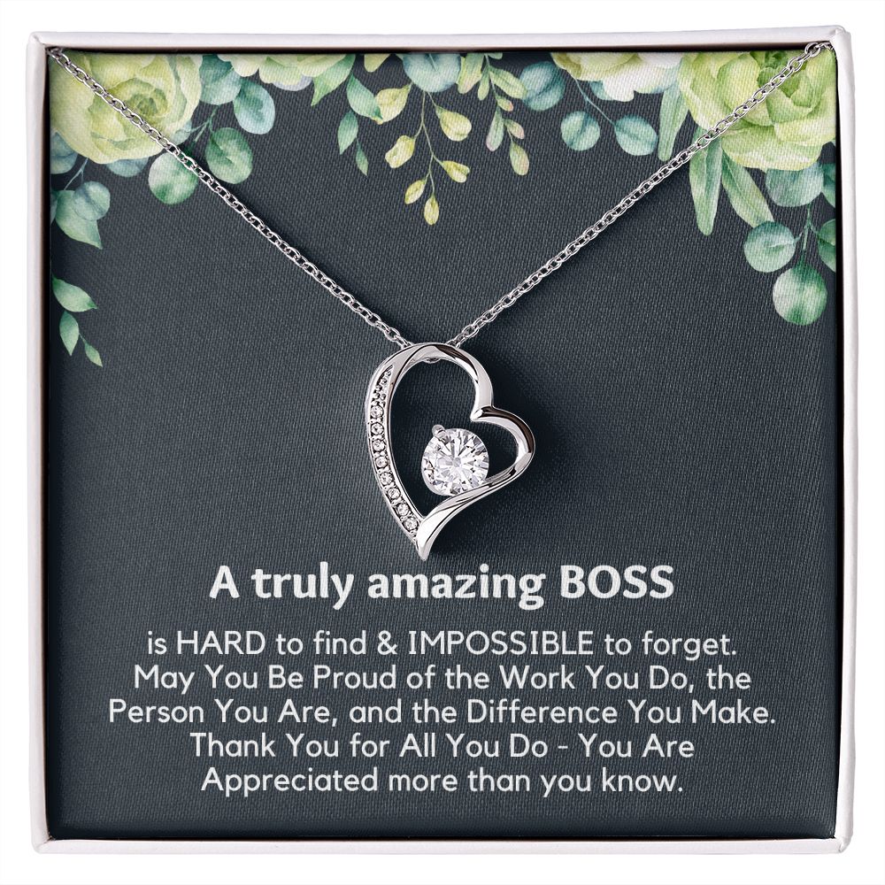Boss Appreciation Gifts for Women Necklace: A Gesture That Will Leave a Lasting Impression"