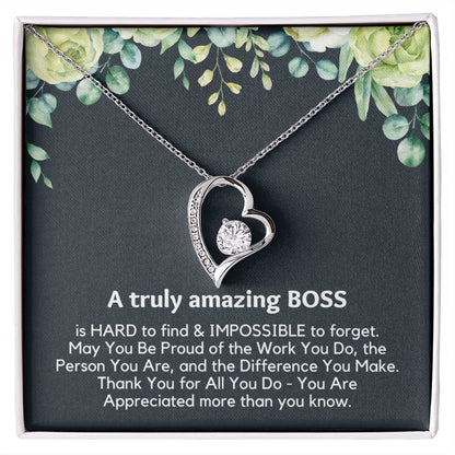 Boss Appreciation Gifts for Women Necklace: A Gesture That Will Leave a Lasting Impression"
