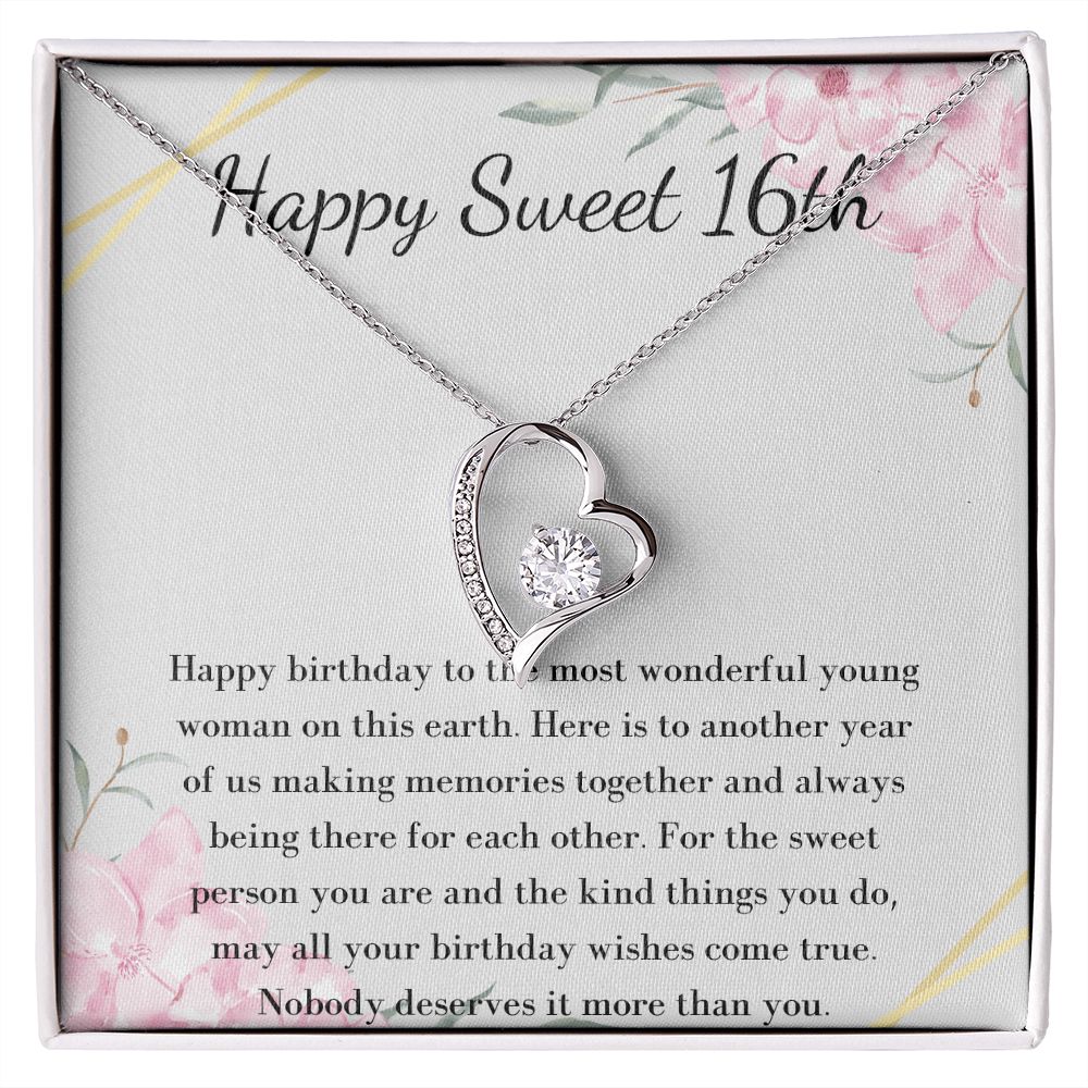 Sweet 16 Necklace - Celebrate Her Milestone Birthday with a Beautiful Gift, 16th Birthday Gift For Her, 16th Birthday Gift 210206
