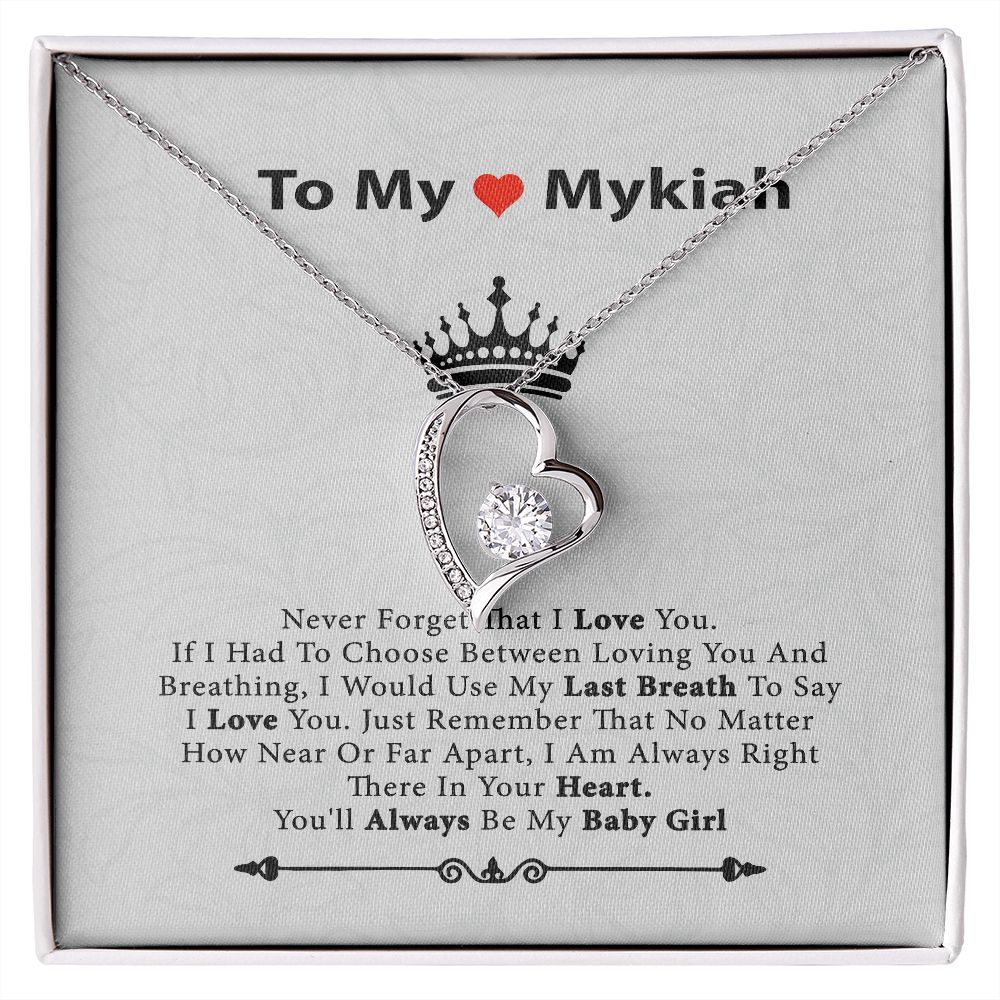 To My Daughter Necklace Saundra Whitaker