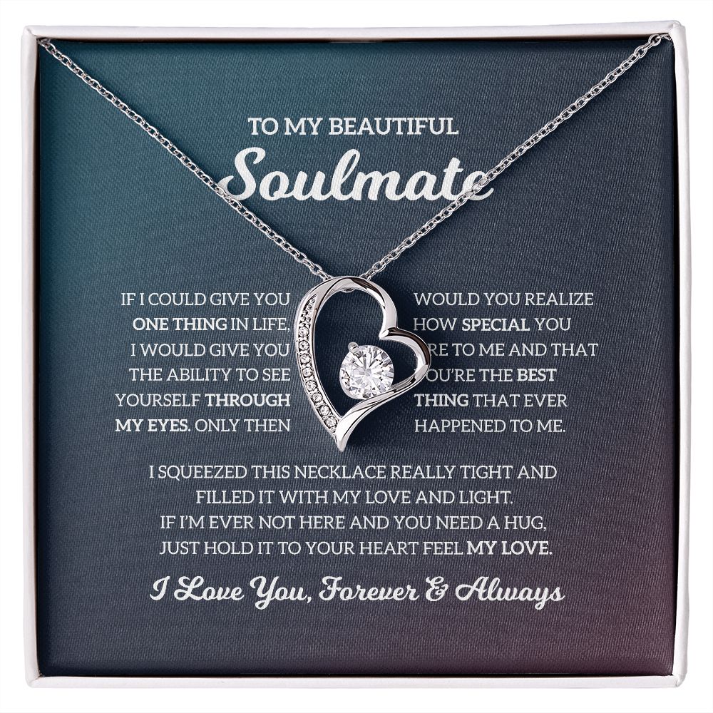 To My Beautiful Soulmate, Forever Love Necklace ttstore-1912-01x12 B0BQJPC4SS