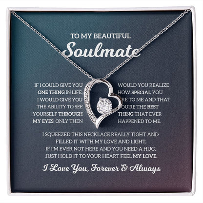 To My Beautiful Soulmate, Forever Love Necklace ttstore-1912-01x12 B0BQJPC4SS