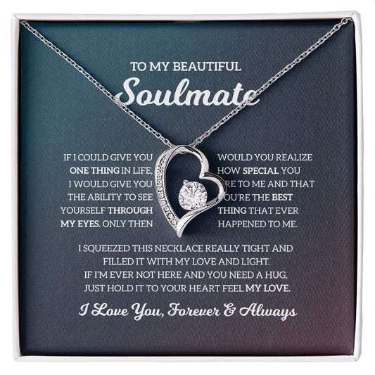 To My Beautiful Soulmate, Forever Love Necklace ttstore-1912-01x12 B0BQJPC4SS