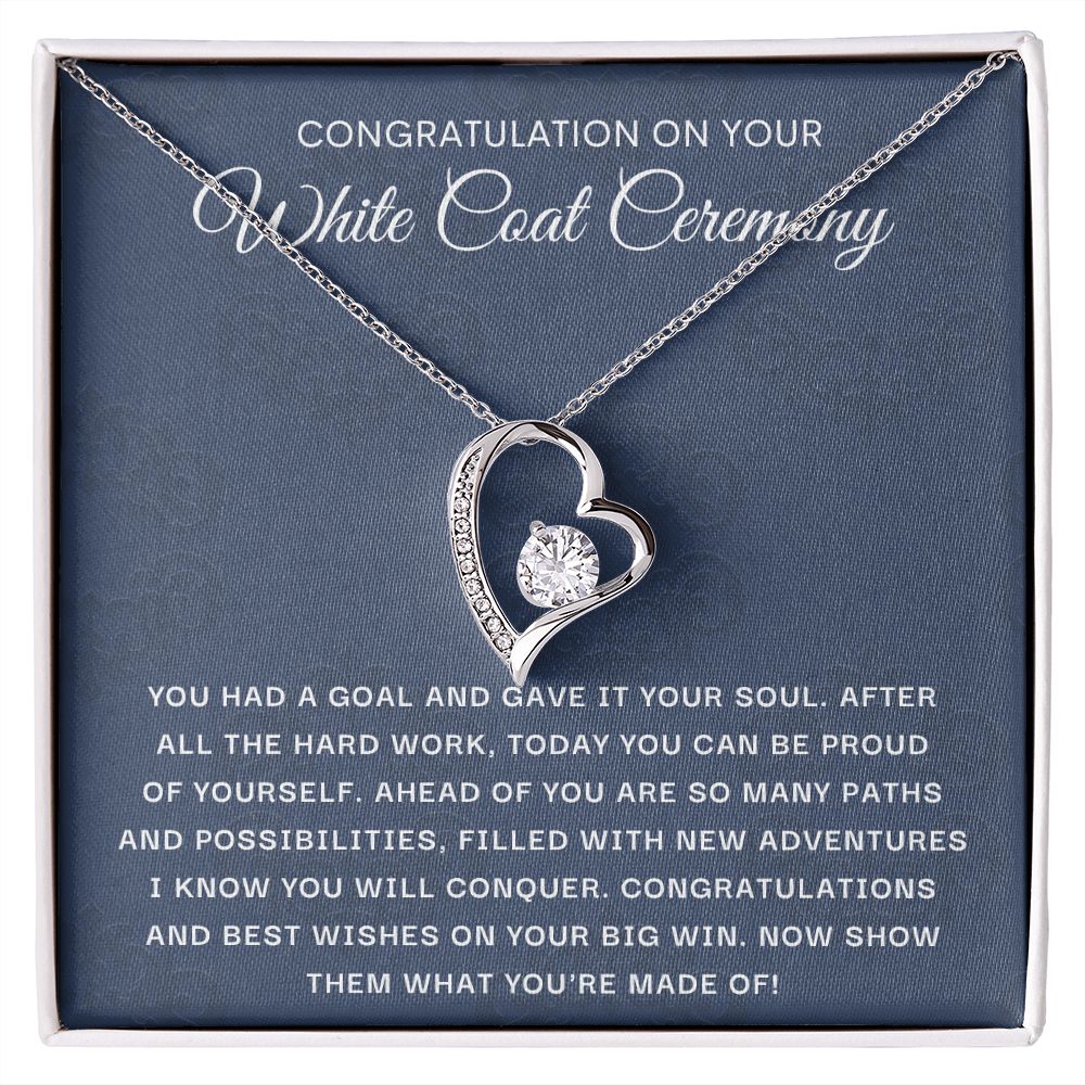 White Coat Ceremony Gift Necklace: the perfect way to commemorate their achievement, Nurse Graduation Gift, Graduation Gift For Nurse, New Nurse Gift, Future Nurse Gift SNJW23-030306