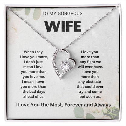 Romantic Wife Necklace from Husband - Gifts for Wife, Anniversary, Valentine's Day, and More | Elegant and Stylish Jewelry for Her"