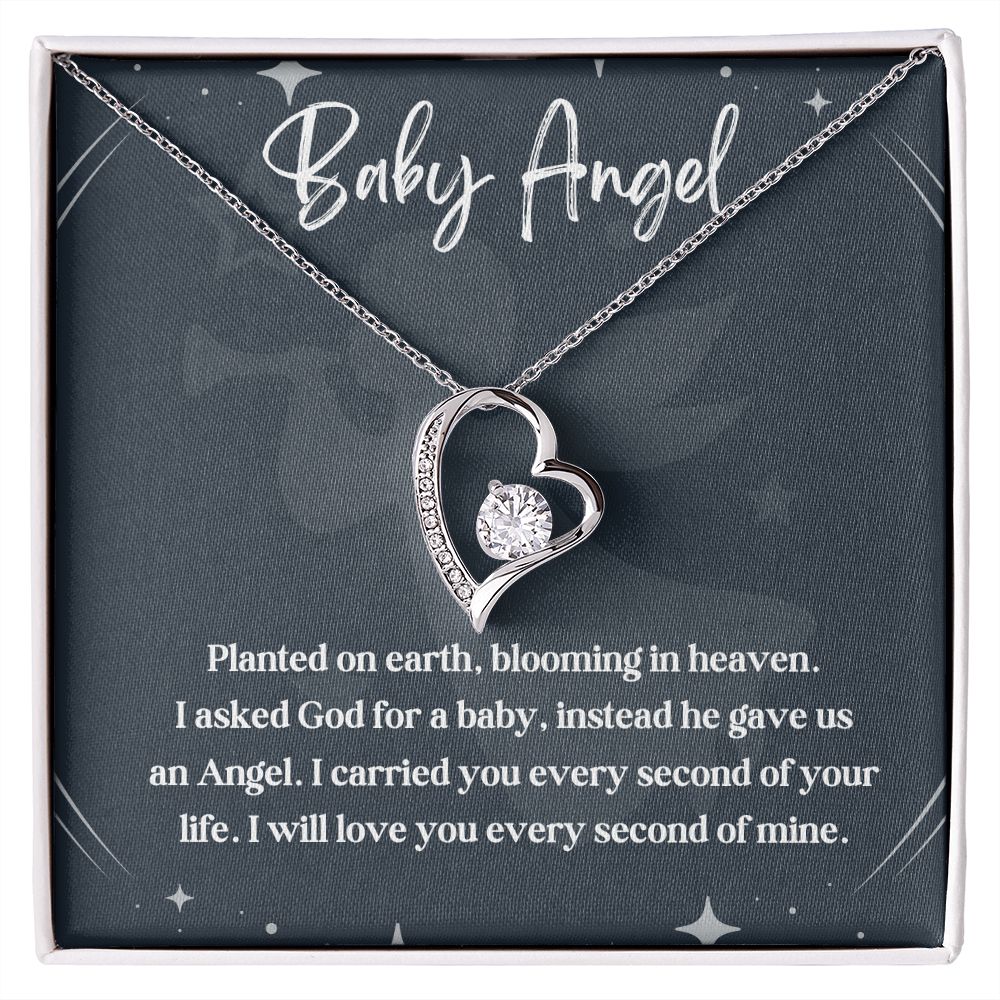 An Angel Watching Over Us: A Miscarriage Memorial Necklace for Mothers - A Touching and Enduring Gift, Child Loss, Miscarriage SNJW23-230205