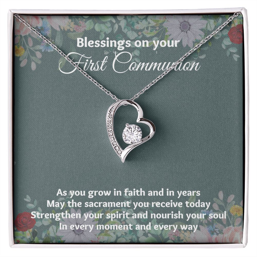 "Beautifully Crafted 1st Communion Gifts for Girls Necklace - The Meaningful Keepsake"