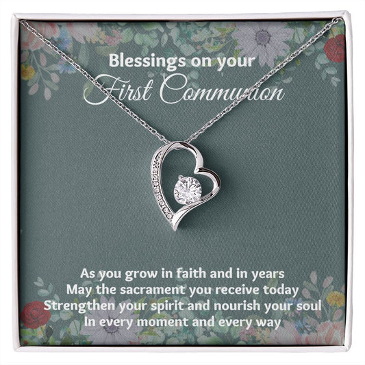 "Beautifully Crafted 1st Communion Gifts for Girls Necklace - The Meaningful Keepsake"