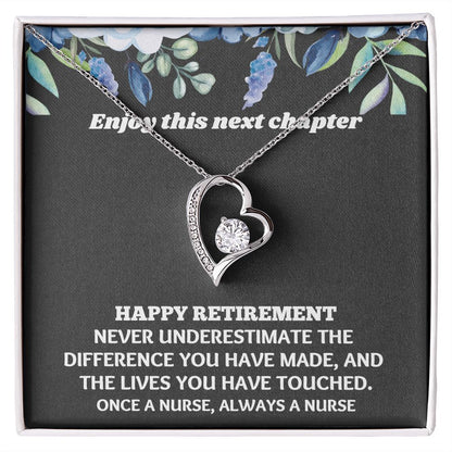 Looking for a meaningful retirement gift for a special woman? Our necklace is the perfect way to celebrate all she's accomplished