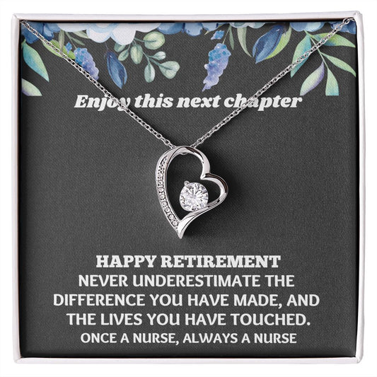 Looking for a meaningful retirement gift for a special woman? Our necklace is the perfect way to celebrate all she's accomplished