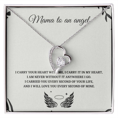 Guardian Angel Necklace - A Thoughtful Remembrance Gift for a Mother Who Has Experienced a Miscarriage, Loss of child necklace SNJW23-230209