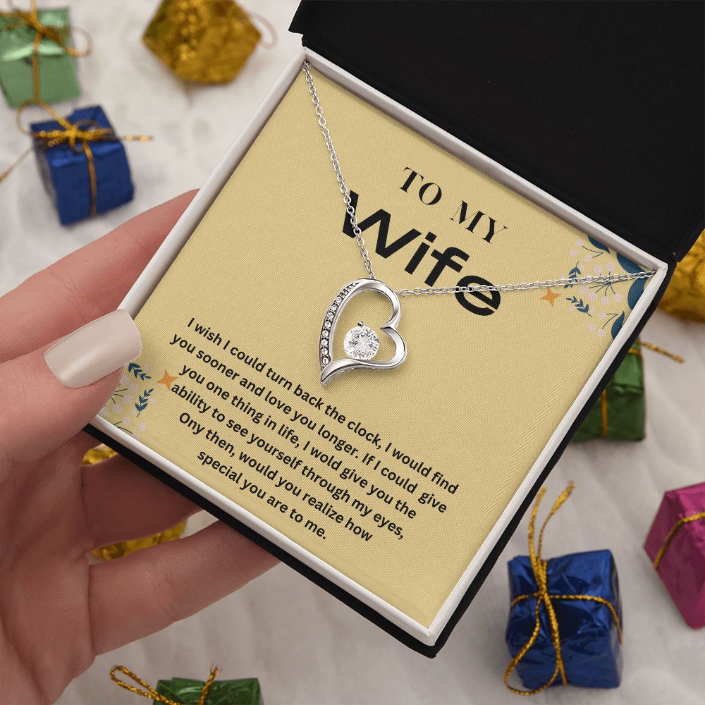 "To My Wife Necklace: The Meaningful Anniversary Gift for Your Wife"