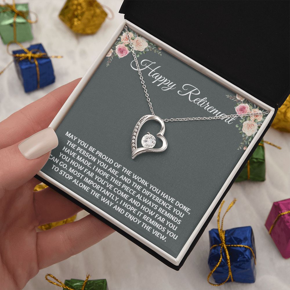 Our retirement gifts for women are the perfect way to show her how much she's loved and appreciated - a gift she'll treasure forever"