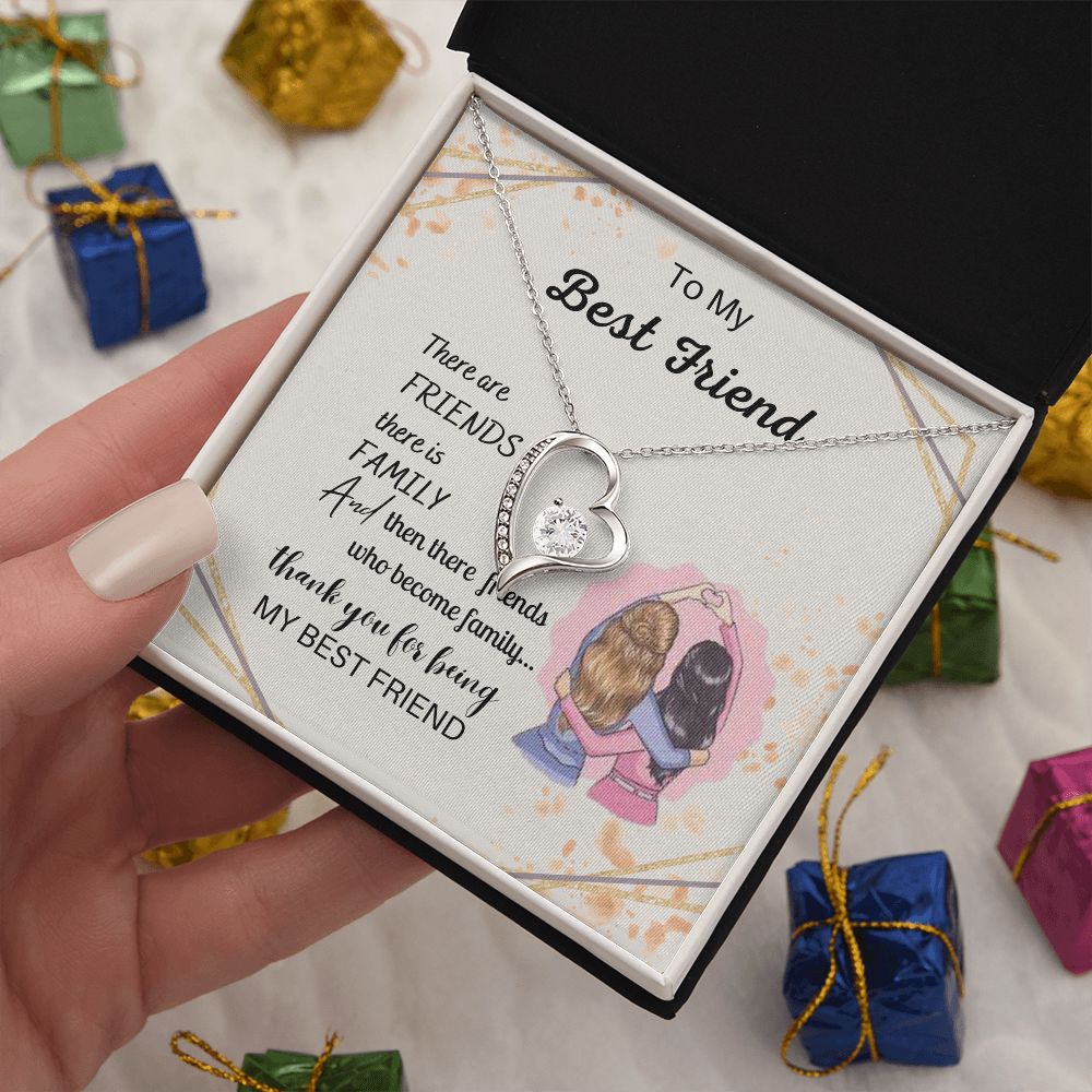 Soul Sisters - Heart Pendant Best Friend Necklaces for Women with Engraved Messages 200208
