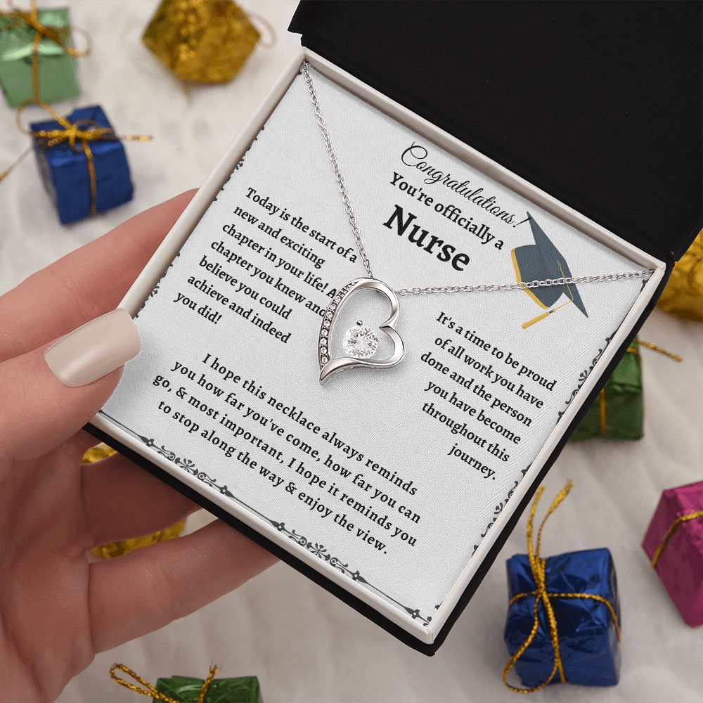 Graduation Necklace For Nurse - Nurses gifts for graduation that they will cherish for years to come, Graduation Necklace For Nurse, Nurse Graduate Gift, Nursing School SNJW23-030310