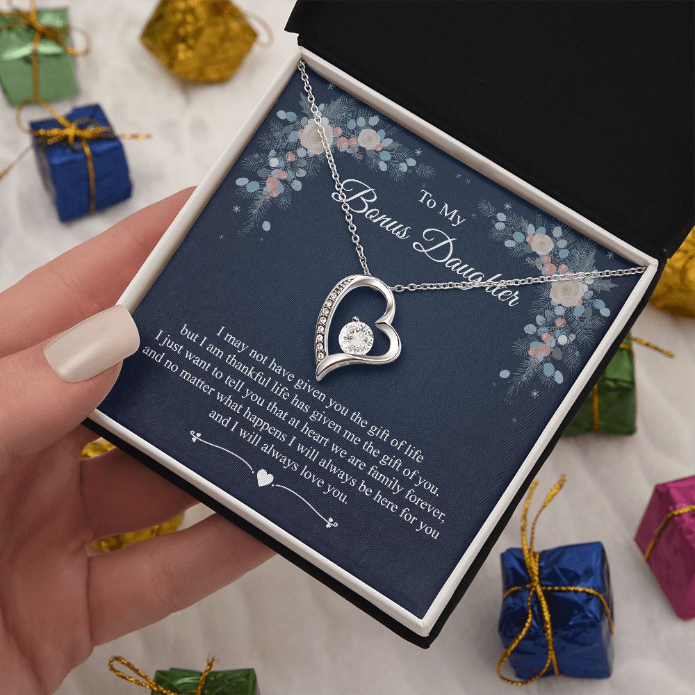 To my Bonus Daughter, Bonus Daughter Gift, Daughter in Law Gift, Birthday Gift, Stepdaughter gift, Forever Love JWSN110754 B0BLP7XM58