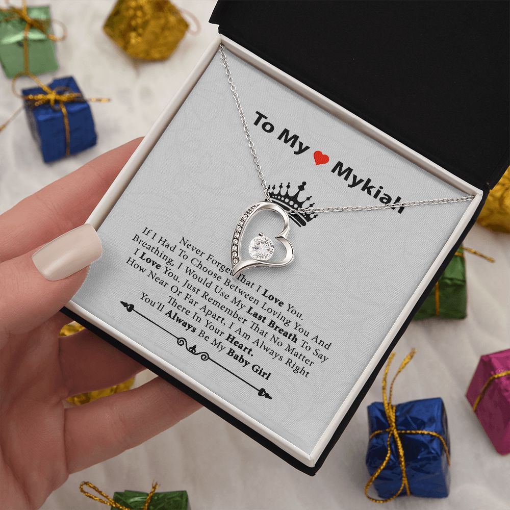 To My Daughter Necklace Saundra Whitaker