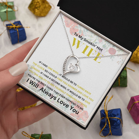 "Anniversary Gifts for Your Wife: Personalized To My Wife Necklace",  A Sentimental Gift for Your Wife"