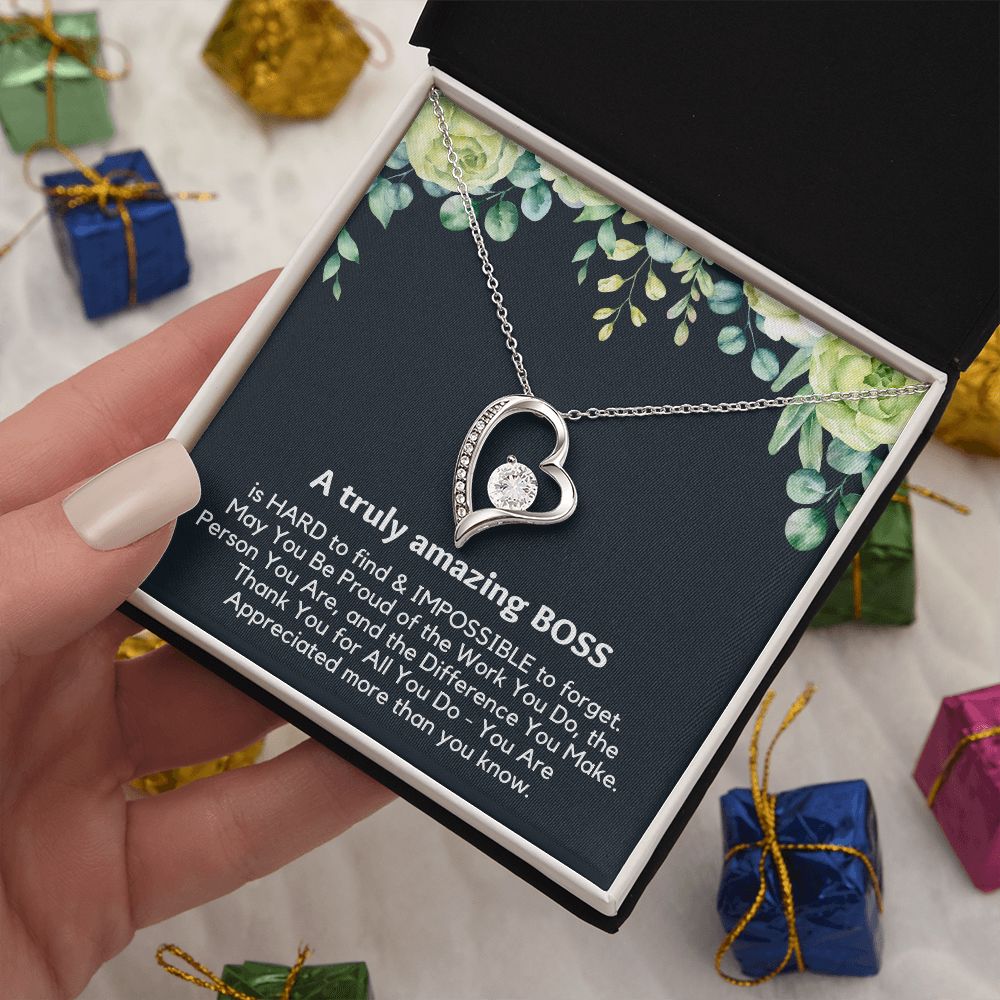 Boss Appreciation Gifts for Women Necklace: A Gesture That Will Leave a Lasting Impression"