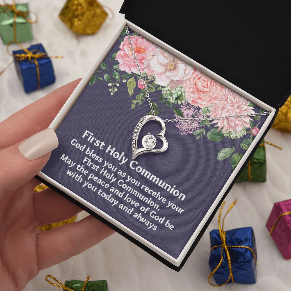"Mark Your Daughter's First Communion with a Personalized Gift Necklace"