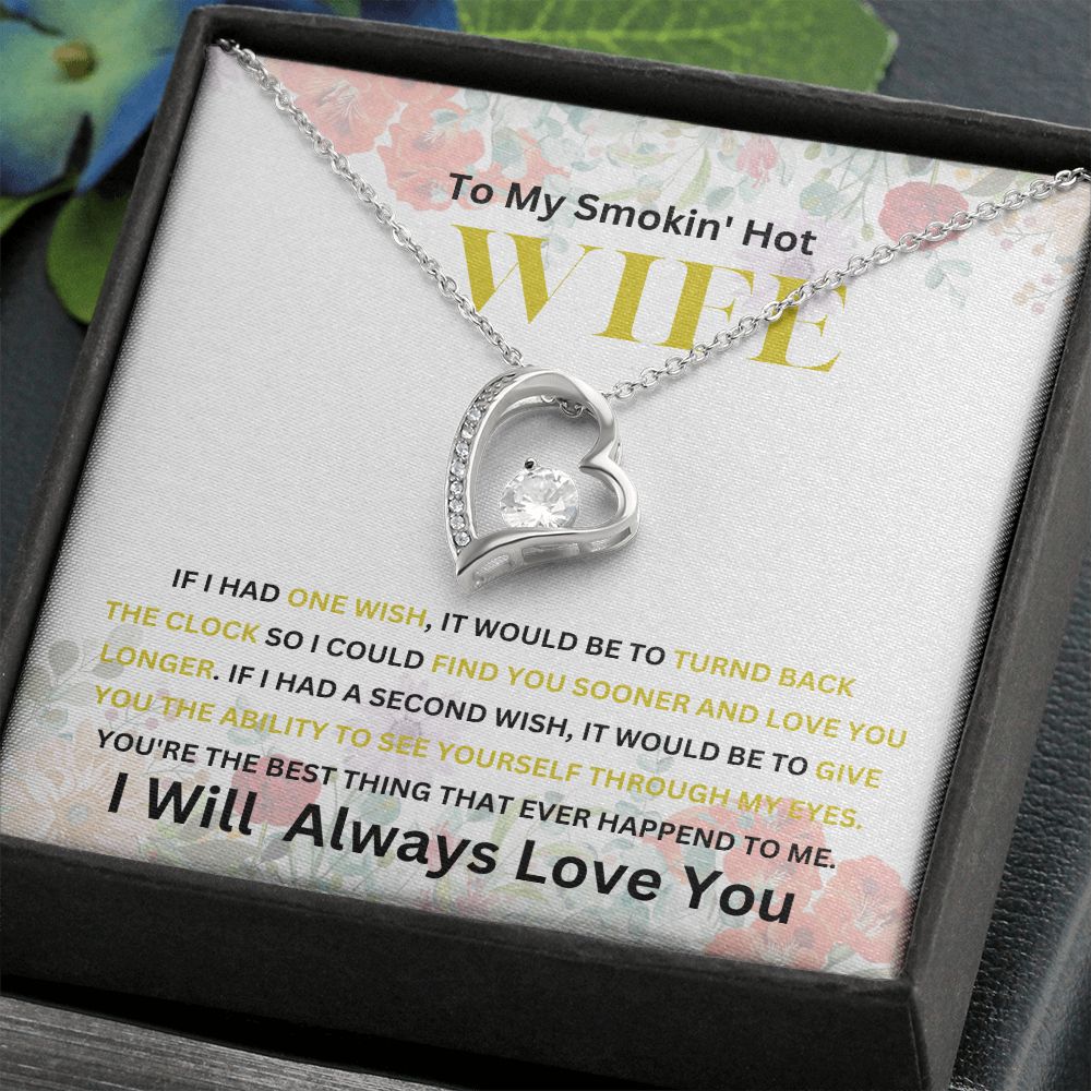 "Anniversary Gifts for Your Wife: Personalized To My Wife Necklace",  A Sentimental Gift for Your Wife"