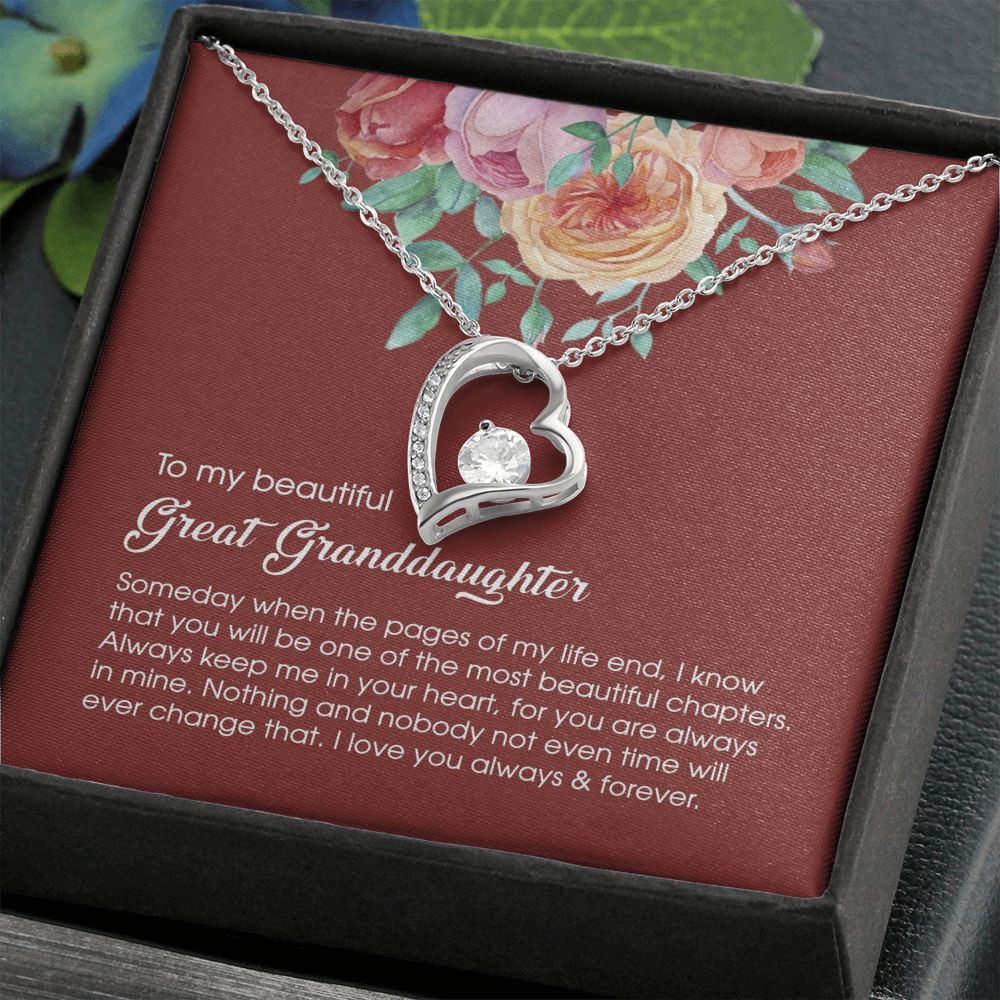 Granddaughter Necklace, Great Granddaughter Necklace Gift, Great Granddaughter Christmas Necklace, Great Granddaughter Jewelry B3-I4MJ-4N8W