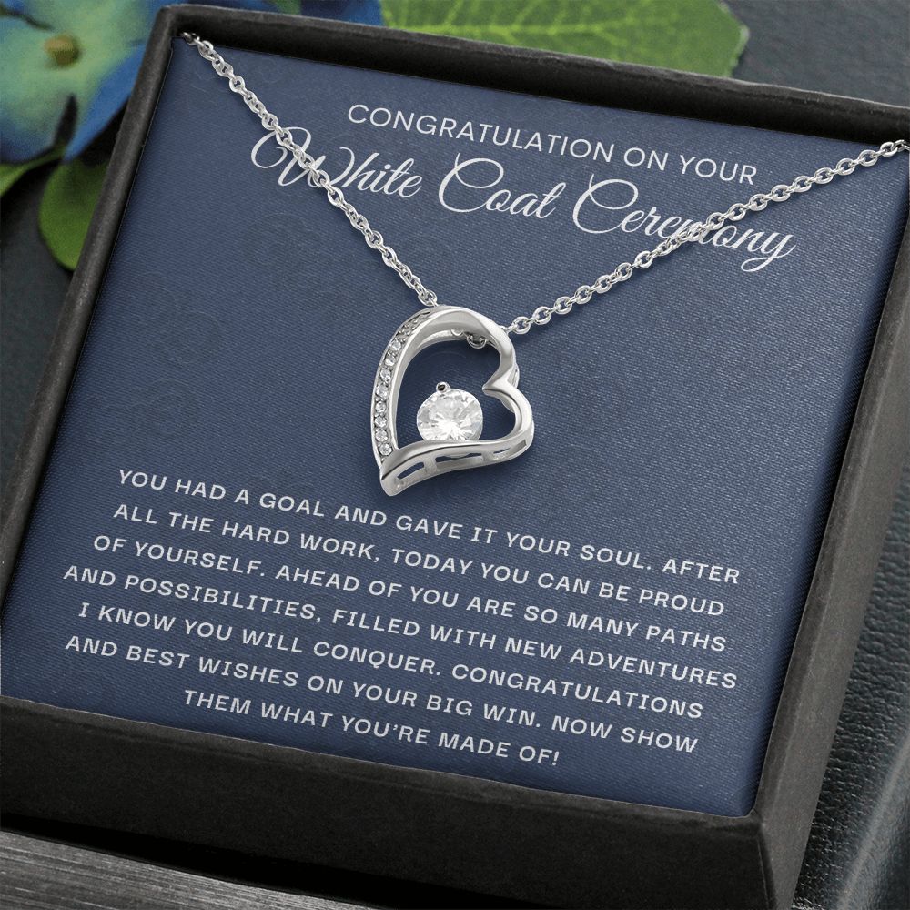 White Coat Ceremony Gift Necklace: the perfect way to commemorate their achievement, Nurse Graduation Gift, Graduation Gift For Nurse, New Nurse Gift, Future Nurse Gift SNJW23-030306