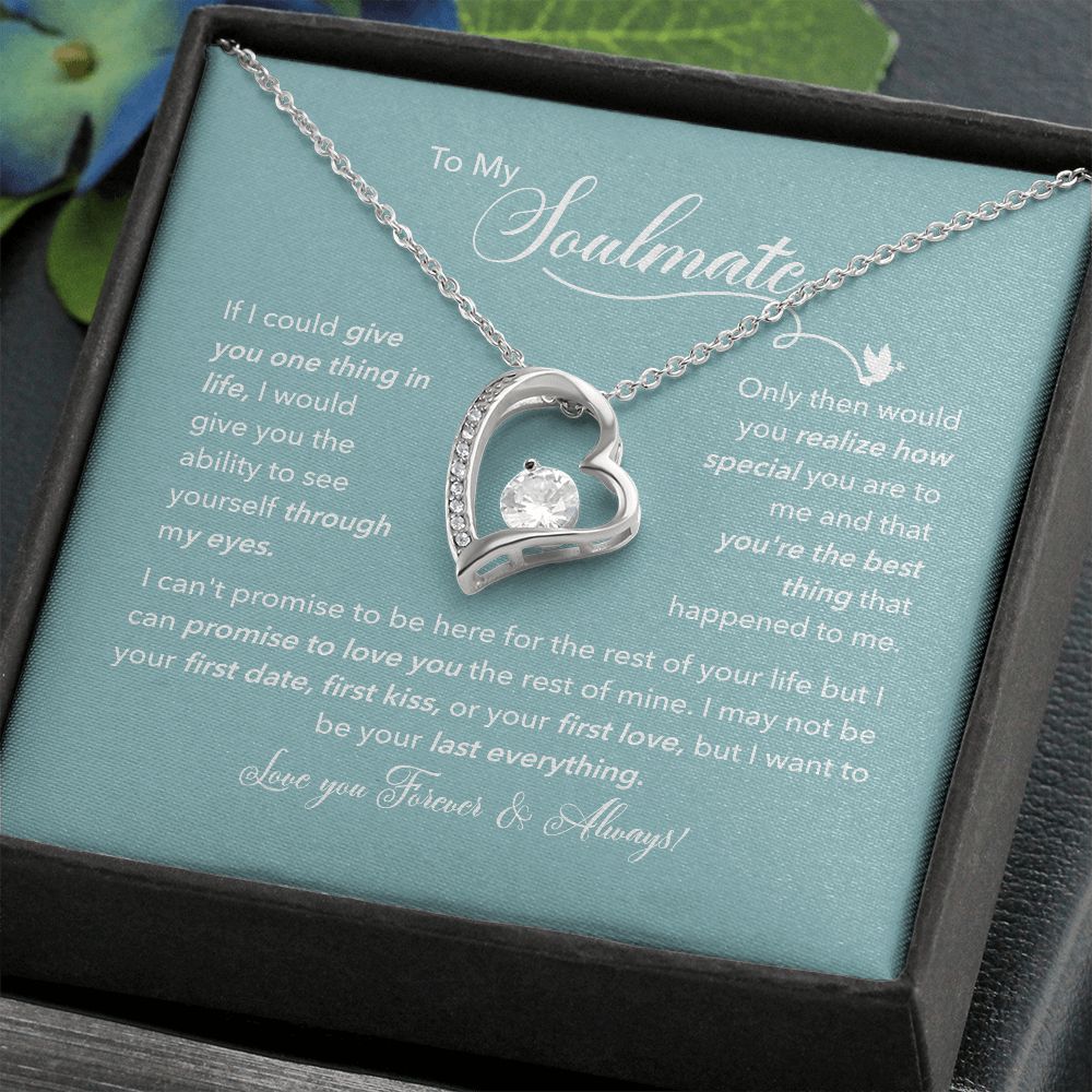 To My Soulmate Necklace , Love Gift SNJW110917 B0BLW8BTQZ