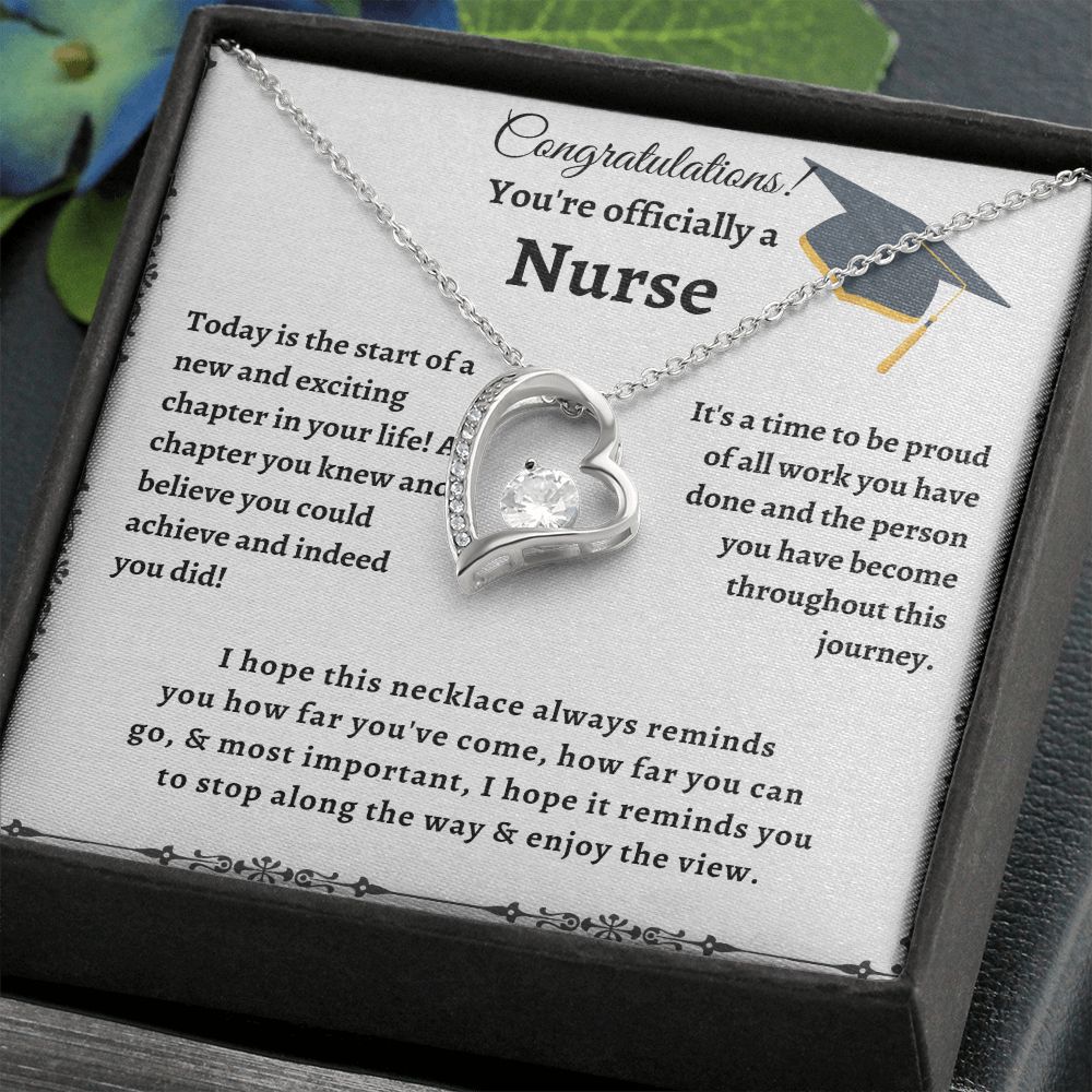 Graduation Necklace For Nurse - Nurses gifts for graduation that they will cherish for years to come, Graduation Necklace For Nurse, Nurse Graduate Gift, Nursing School SNJW23-030310