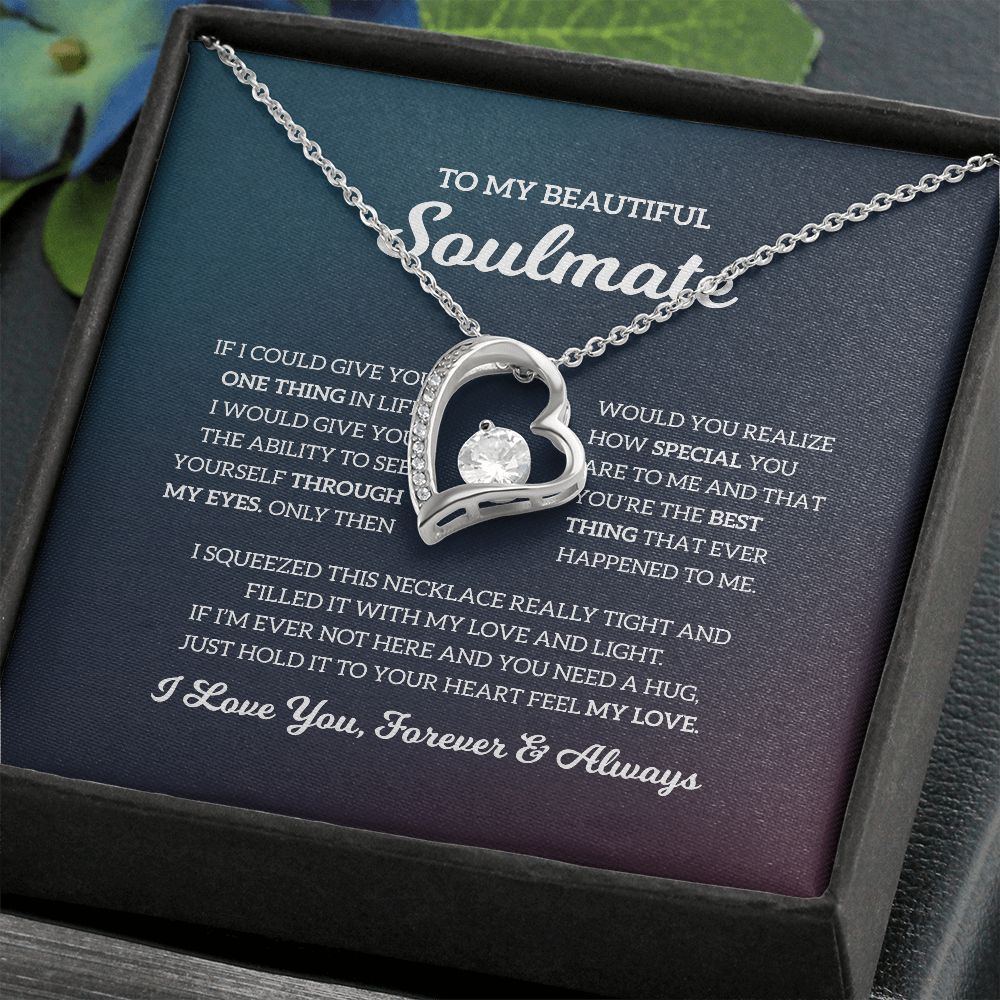 To My Beautiful Soulmate, Forever Love Necklace ttstore-1912-01x12 B0BQJPC4SS
